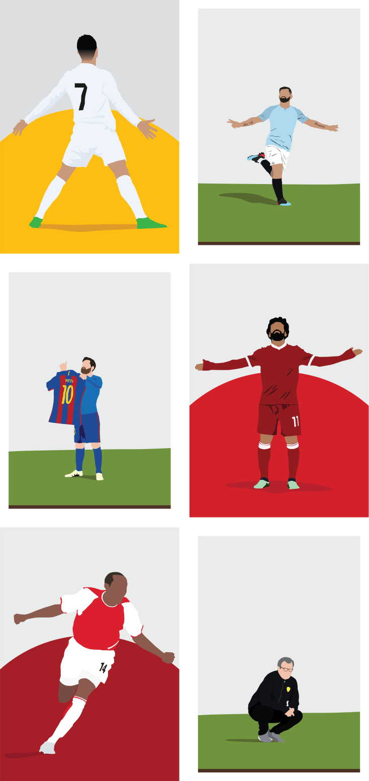 Image showing illustrations of footballers